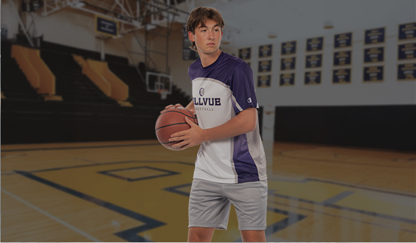 Female wearing Champion Basketball Practice Wear